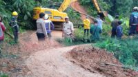 Sempat Tertutup Longsor Akses Jalan Tamanjaya–Cigaru di Ciemas Kembali Bisa Dilalui
