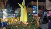 Ikon Jagung Hiasi Alun-Alun Jampangtengah, Disperkim dan Camat Jelaskan Alasannya
