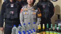 Tim Maung Galunggung Amankan Puluhan Botol Miras dari Dua Lokasi di Kota Tasikmalaya