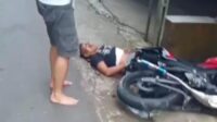 Pengendara Ninja Tewas Tanpa Helm di Tikungan Cikatomas Tasikmalaya, Motor Hantam Tembok Rumah