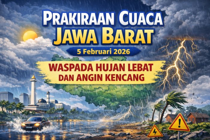 Prakiraan cuaca Jawa barat