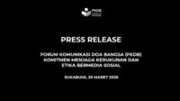 Anggotanya Hina Muhammadiyah, FKDB Sampaikan Klarifikasi dan Permohonan Maaf