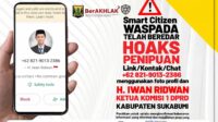 Nomor WhatsApp Catut Nama Ketua Komisi I DPRD Sukabumi, Warga Diminta Waspada