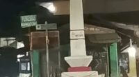 Tugu Kujang Perbatasan Leuwisadeng -Nanggung Diperindah, Warga Berharap Ditambah Lampu Penerangan 