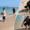 Wisatawan Nikmati Sensasi Strike Memancing di Pantai Cibuaya, Hasil Tangkapan Jadi Sorotan Pengunjung