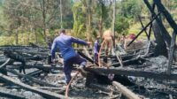 Warga Andalkan Mata Air Cegah Api Meluas di Kasepuhan Sinar Resmi Sukabumi