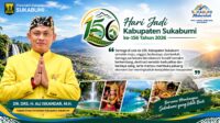 HJKS ke-156, Kepala Dispar Ali Iskandar Dorong Pariwisata dan Ekonomi Kreatif Sukabumi Terus Berkembang